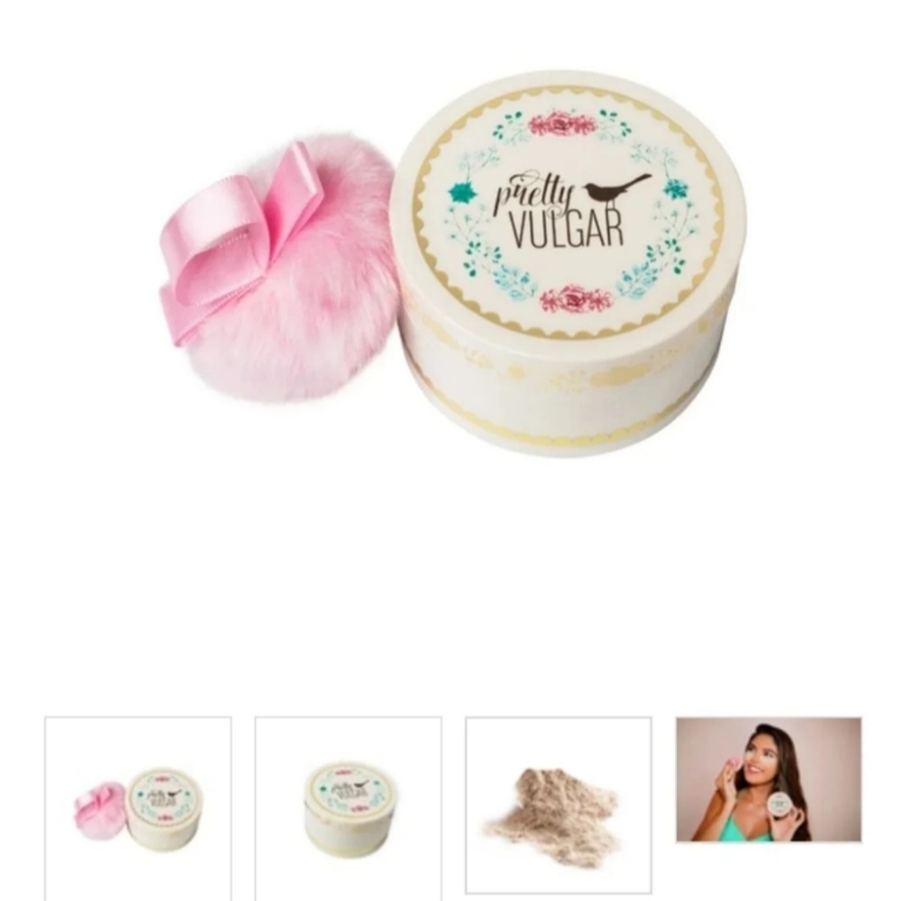 Pretty vulgar setting powder